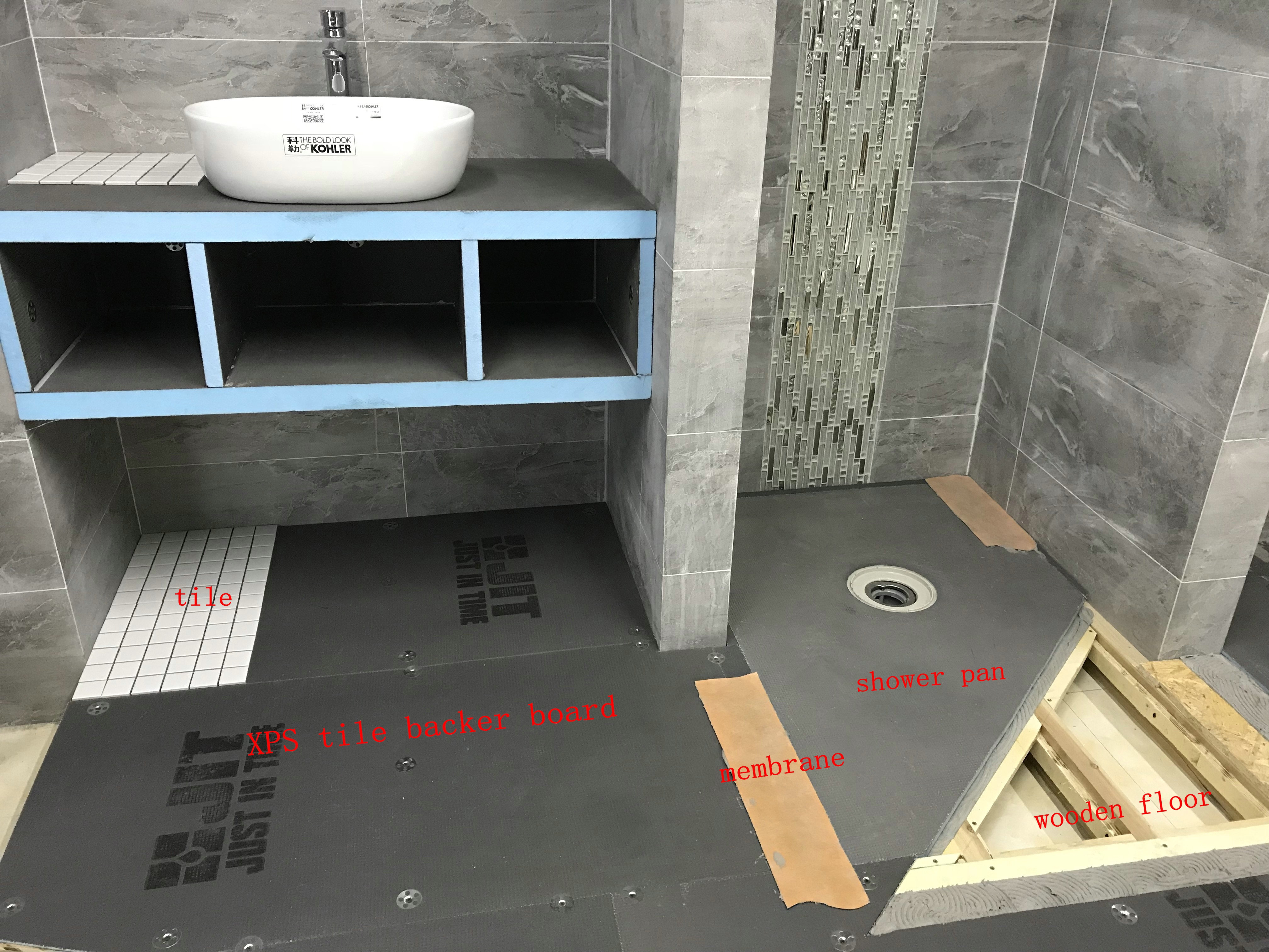 Shower Floor Tray shower Base tileable Shower Floor Pan shower Lay