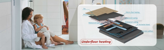 Tile Backer Boards Smart 8000 Thermostat - For Electric Underfloor Hea